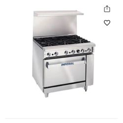 Commercial Stove 6 Burner And Oven