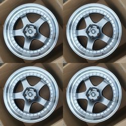 WORK MEISTER 19X8.5/19X9.5 Hyper Black Machined Lip Wheels 5X114.3 ET35 Fits Honda Accord TLX