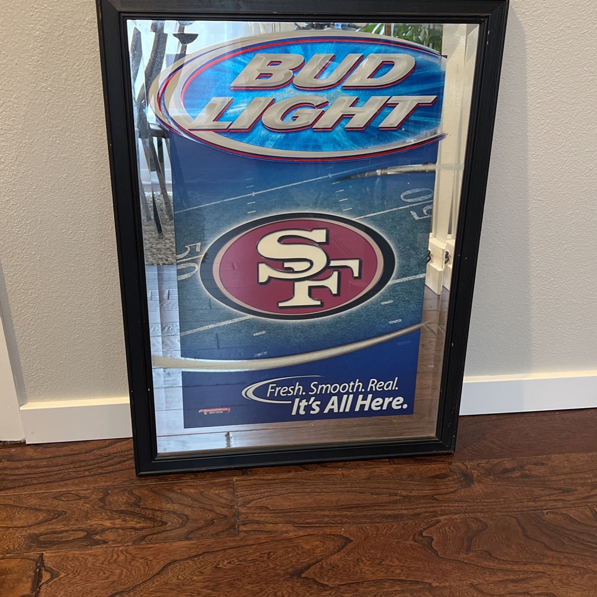 Bud Light SF Mirror San Francisco 49ers