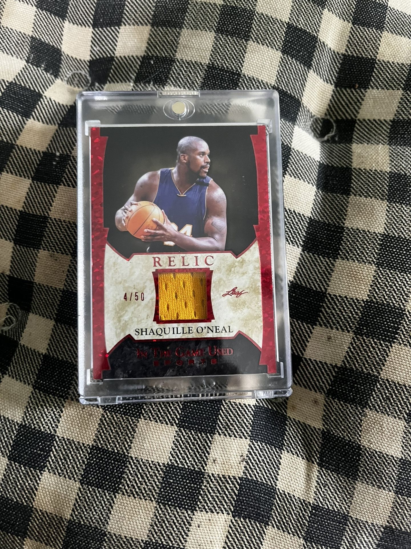 Shaquille O’Neal Relic #4/50