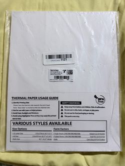 Thermal printer paper
