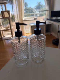 Brand New Glass Bottle Pumps, Decor, Kitchen, Coffee Syrup, Bathroom Soap Pumps