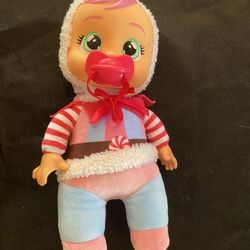 Cry babies tiny cuddles 9” Plush Doll Pixy