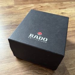 Rado DiaStar Chronograph High-Tech Ceramics ((contact info removed).3) AS IS Not Working For Parts Repair Box