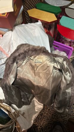Rabbit fur coat