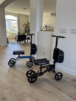 Knee scooter brand new / $75 each / knee walker with shock absorber suspension