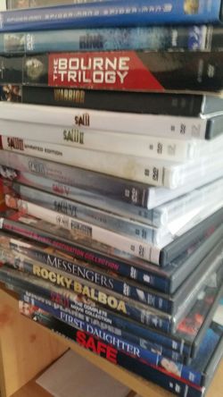 DVD movies.