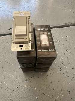 Brand New Bestten Dimmer Switch- 7 count (READ DESCRIPTION)