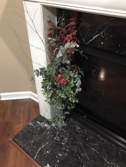 Artificial Flower Glass Vase