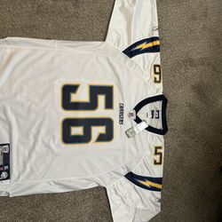 LIGHTS OUT!! New 2008 Vintage Merriman Reebok Chargers Jersey