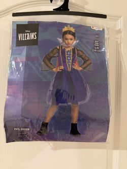 Evil Villain Queen Disney Kids Costume