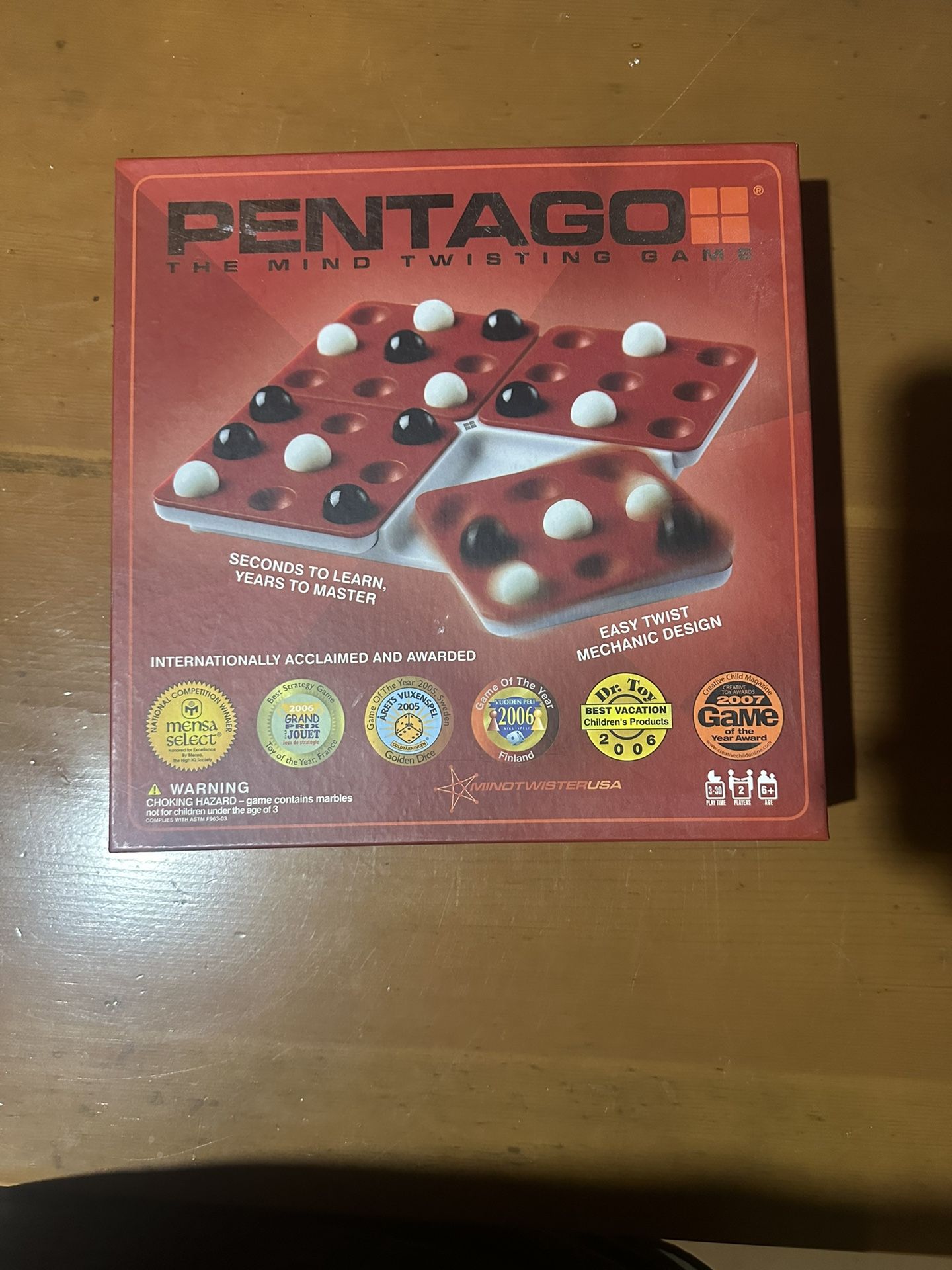 Pentago Board Game