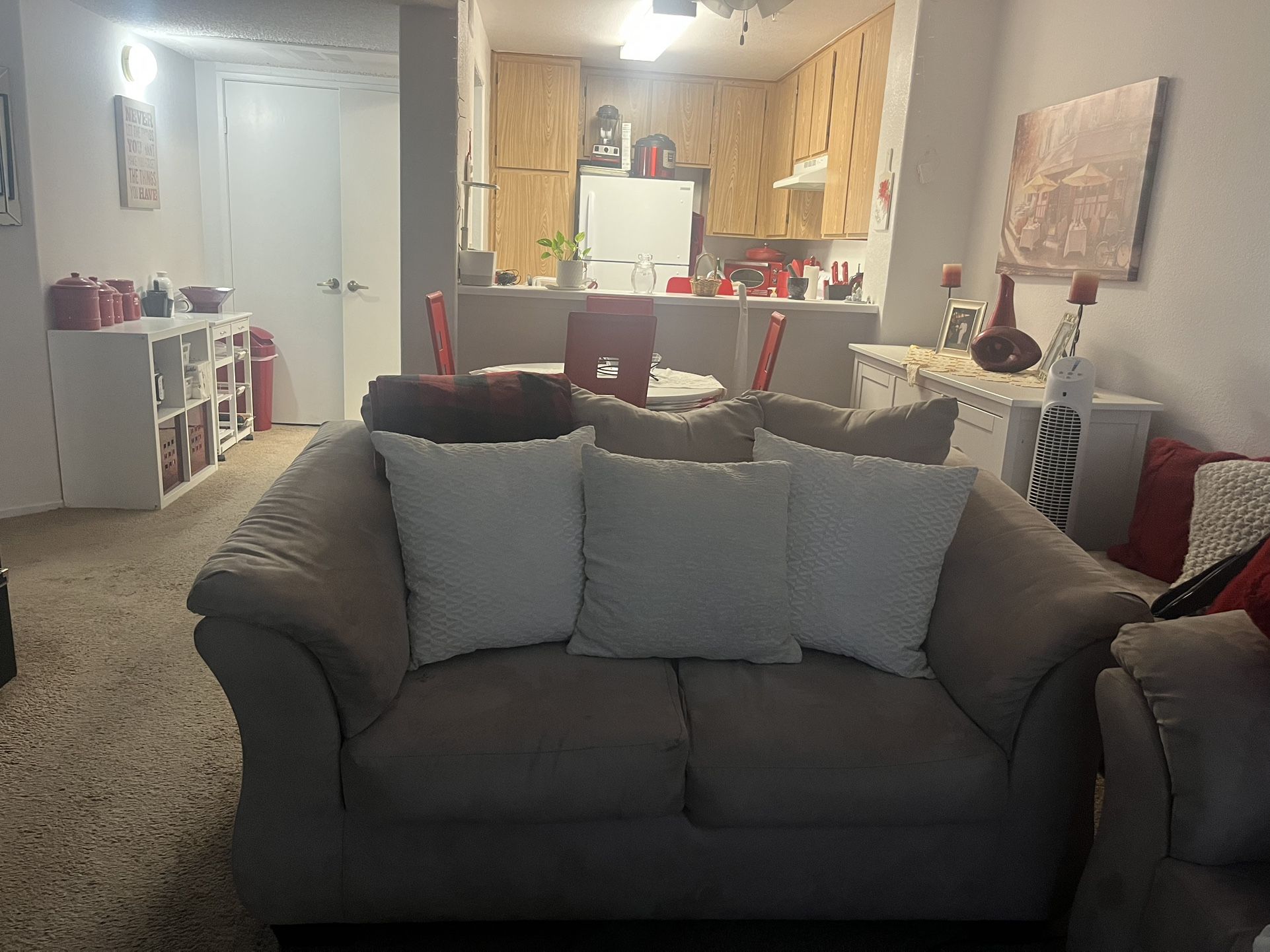 Love Seat And Couch