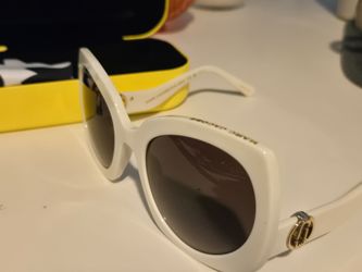 Marc Jacobs White Oversized Sunglasses