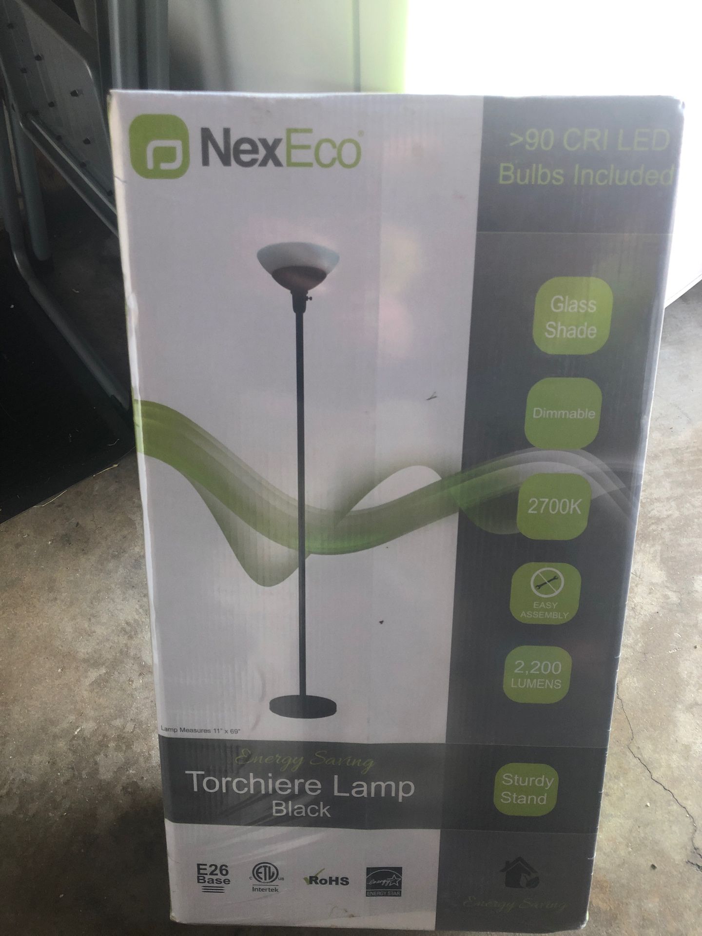 New never used floor lamp