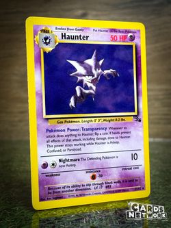 Pokemon Fossil #21/62 Haunter none holo