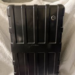 Lucas Luggage Hard Case 27" Expandable Suitcase With Spinner Wheels (27in, Stratus Black)