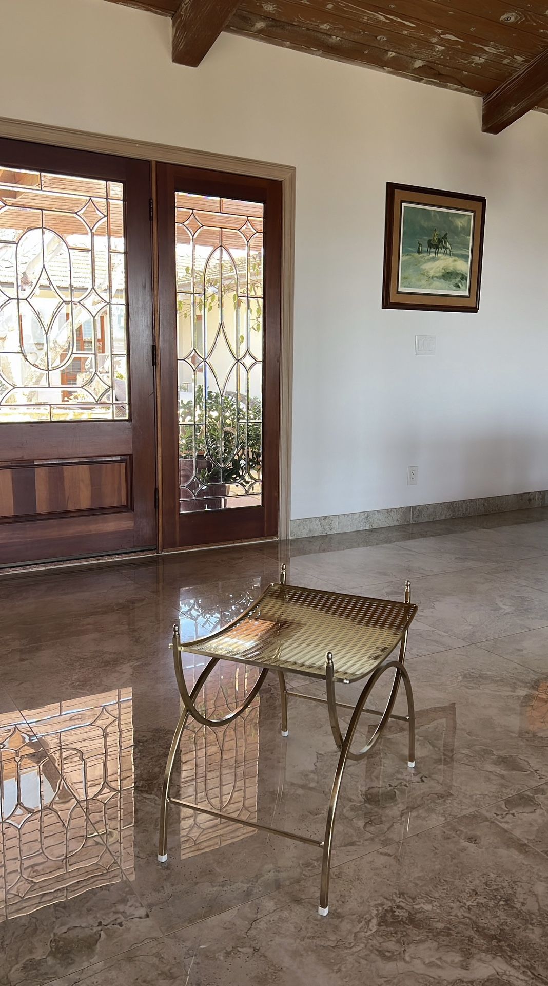 RARE Brass Bench // LI PUMA FIRENZE
