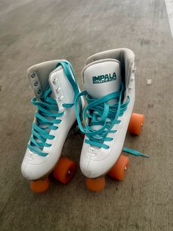 Impala Quad Roller Skates White/Orange