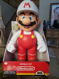 Authentic World of Nintendo Large 20 inch Super Fire Mario.