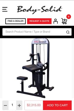 BICEPS AND TRICEPS MACHINE