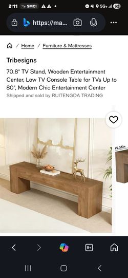 low profile table/tv stand_unassembled