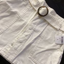 Skirt Short Ivory 