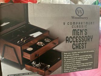 Men’s jewelry accessory chest