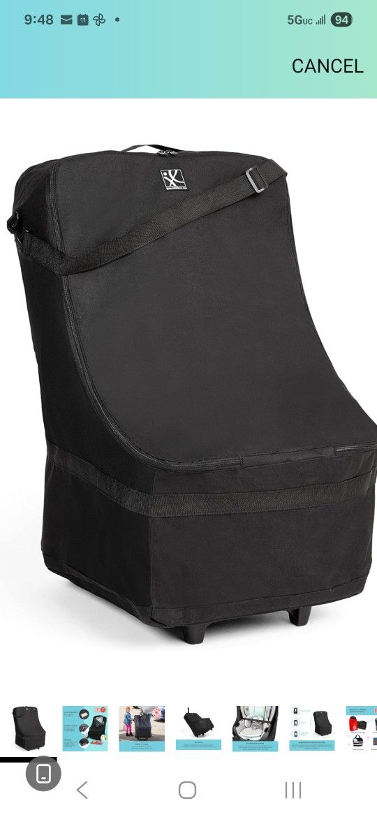 Carseat Travel Bag With Wheels