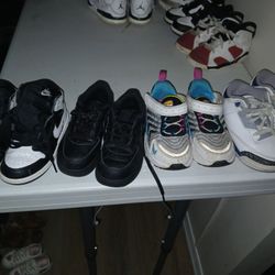 Lot Of 5 Size 9C Nike Air Jordan Sneakers
