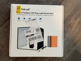 Foldable LED Ring Light Studio Box