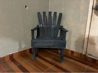 Wooden patio or front porch chair