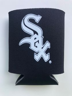 Chicago White Sox Beer Koozie Coozie Holder Black White MLB Baseball