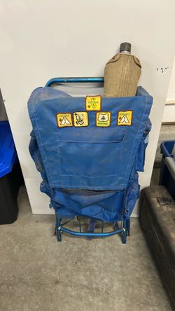 Vintage Boy Scout backpack and canteen