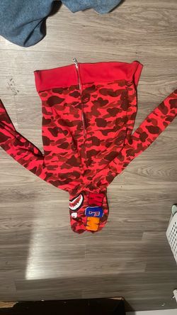 Red Bape hoodie Size Small