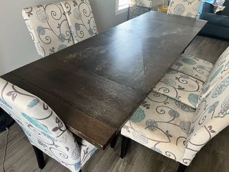 Signature Design by Ashley Extendable Dining Table, Grayish Brown, Seats 8