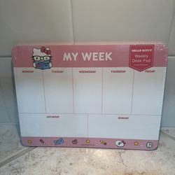 Hello Kitty Weekly Desk Pad 