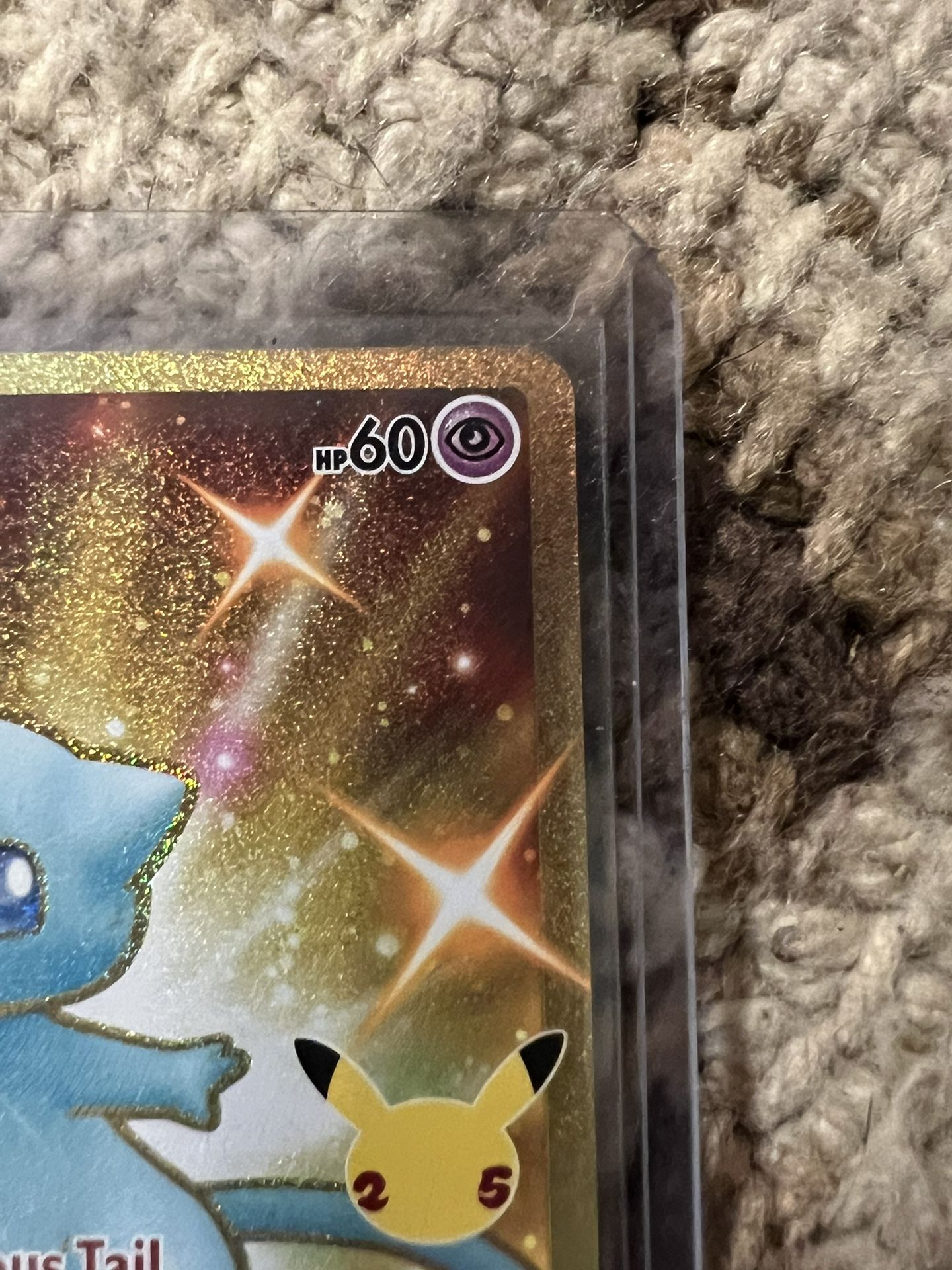 Gold Mew Secret Rare Celebrations 25th Anniversary