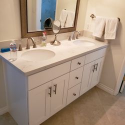 Kitchen and bathroom