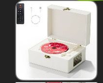Leather Music Box Rechargeable Cd Player
