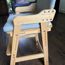 Adjustable Wooden High Chair