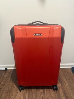 REVO LUNA Red ABS Hardcase Spinner Suitcase Carry-On “32-35" So