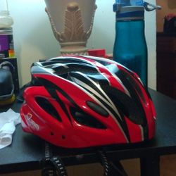 JBM BIKE HELMET. BRAND NEW. NEVER USED. WAS A GIFT.  
