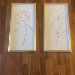 Set of 2  Wall Art