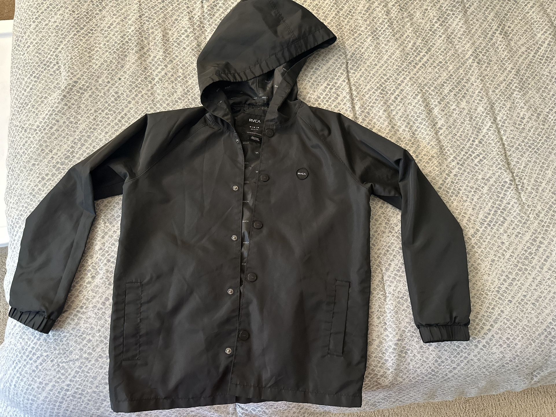 RVCA Rain Jacket (or Windbreaker), Boys Medium, $15