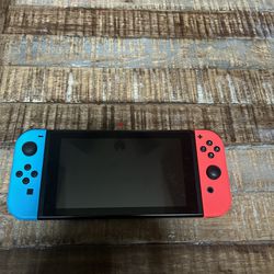 Nintendo Switch With Controller And Games