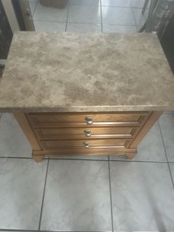 Dresser With Marble Top