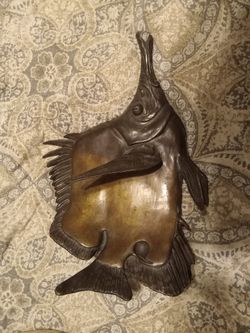 Bronze Fish Sculpture Steve Kenick