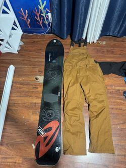 Burton Snowboard and Snow Suit