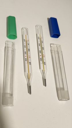 Mercury thermometer, thermometer